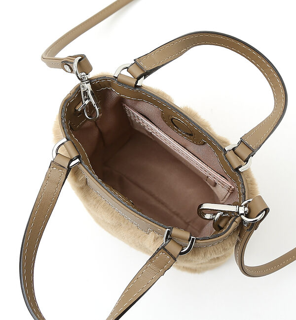 qualite「【GIANNI CHIARINI】キルティングファーバッグ」|ショルダー・メッセンジャー|