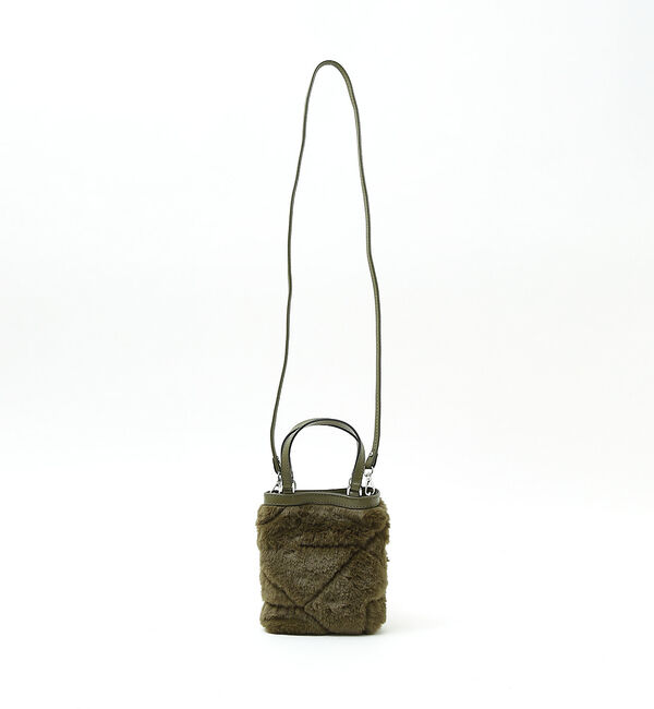 qualite「【GIANNI CHIARINI】キルティングファーバッグ」|ショルダー・メッセンジャー|