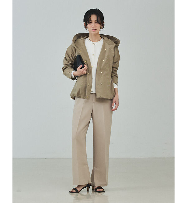 qualite「タスランストレッチフードブルゾン【予約】」|ブルゾン・スタジャン|