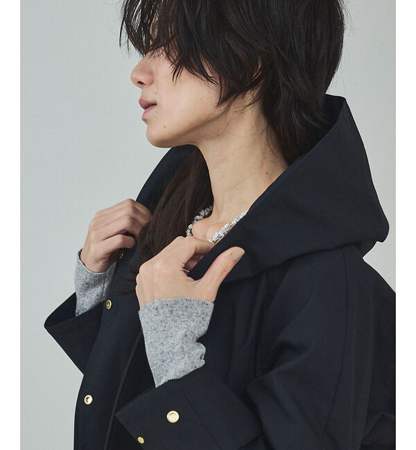 qualite「タスランストレッチフードブルゾン【予約】」|ブルゾン・スタジャン|