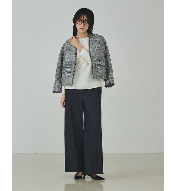 qualite「ラメツイードジャケット【予約】」|その他|