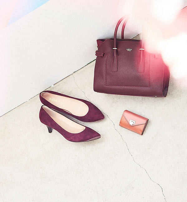 AU BANNISTER「【伝説のベストセラーパンプス】ポインテッドラインパンプス」|パンプス|パープル