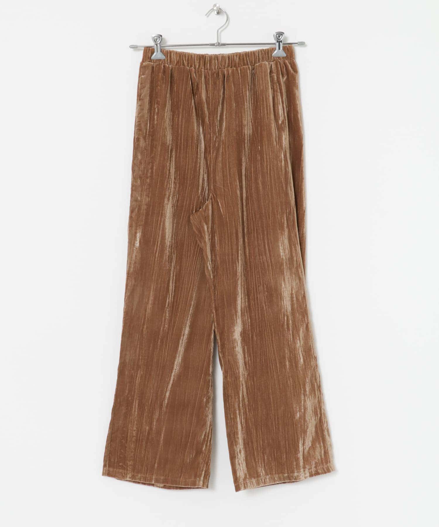 URBAN RESEARCH「クラッシュベロアイージーパンツ」|その他|ピンク