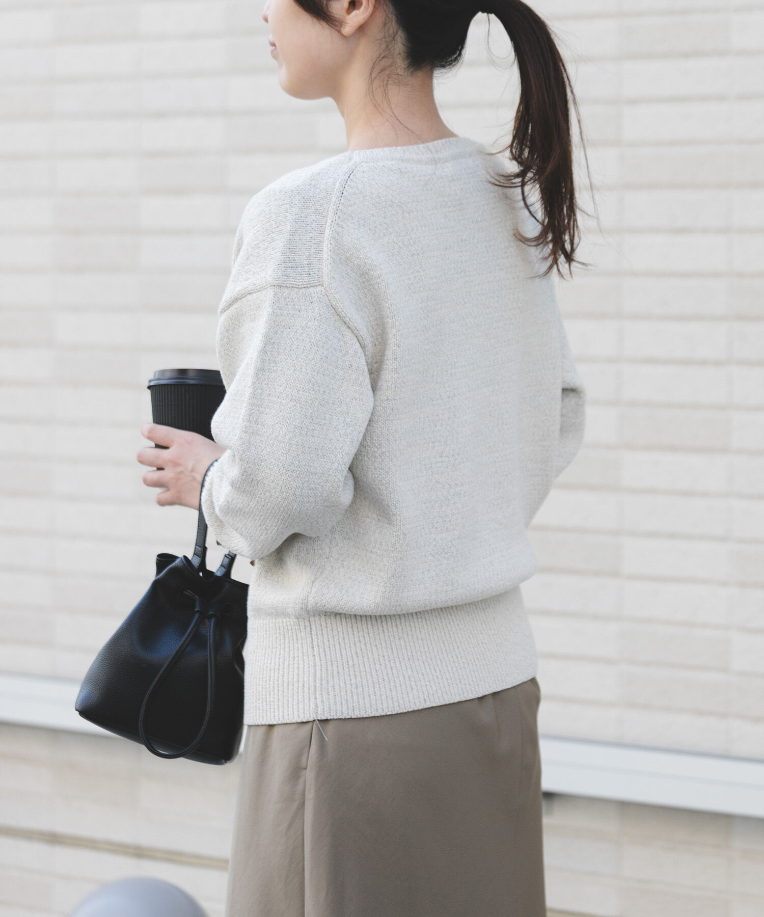 URBAN RESEARCH DOORS「FORK&SPOON　テープヤーンボートネックニット」|ニット・セーター|