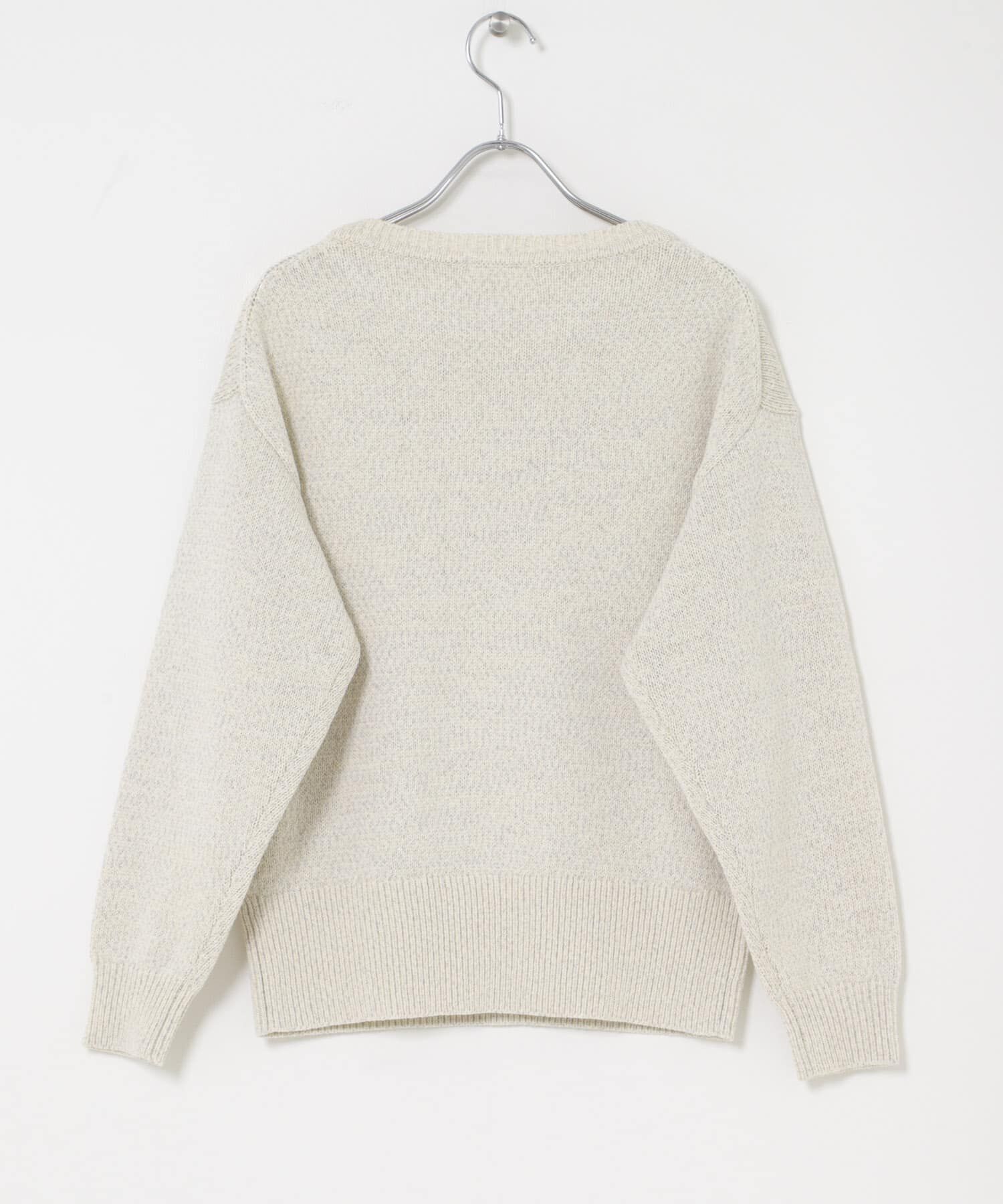 URBAN RESEARCH DOORS「FORK&SPOON　テープヤーンボートネックニット」|ニット・セーター|