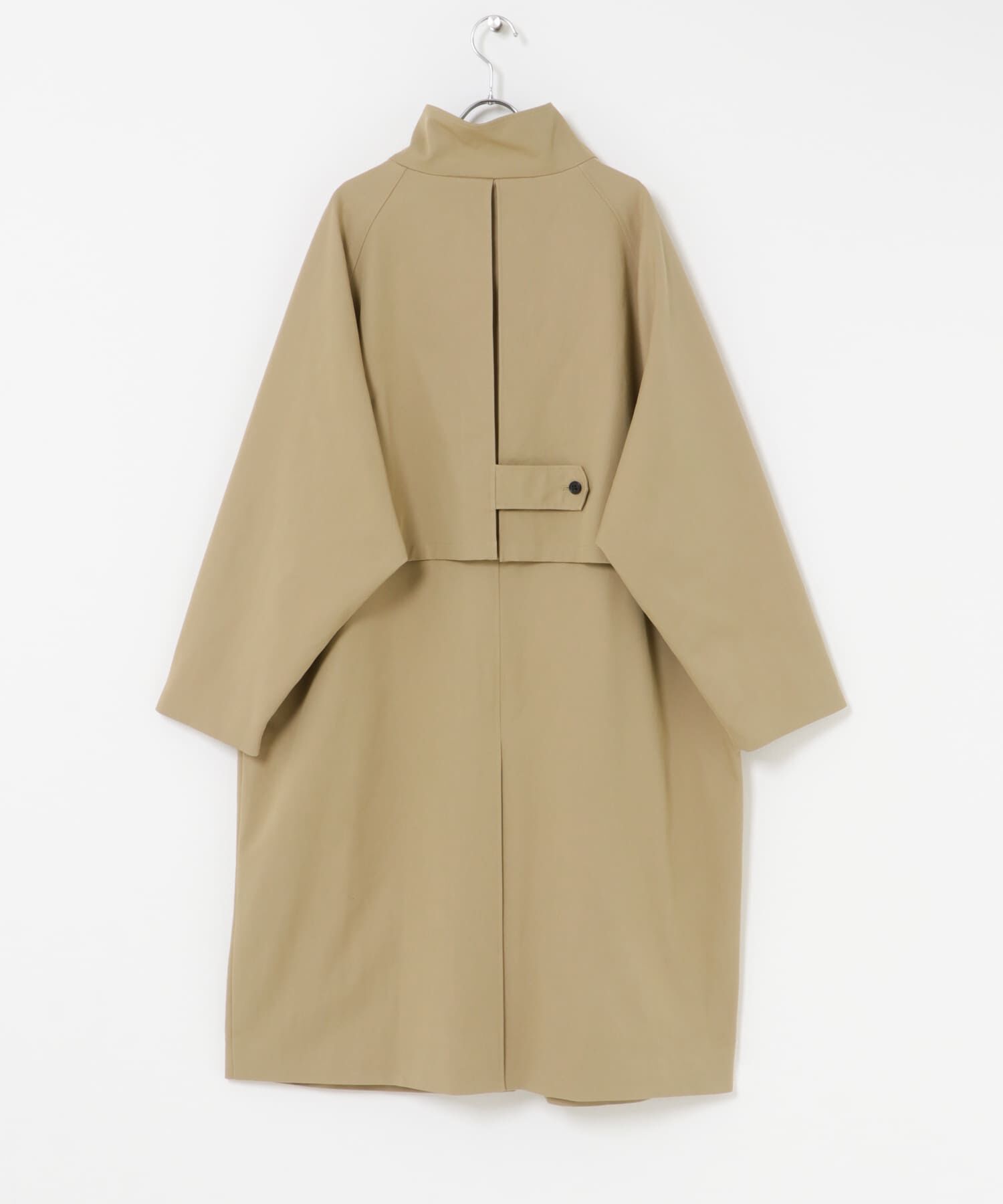 URBAN RESEARCH DOORS「BACKヨークスタンドカラーコート」|ノーカラーコート|