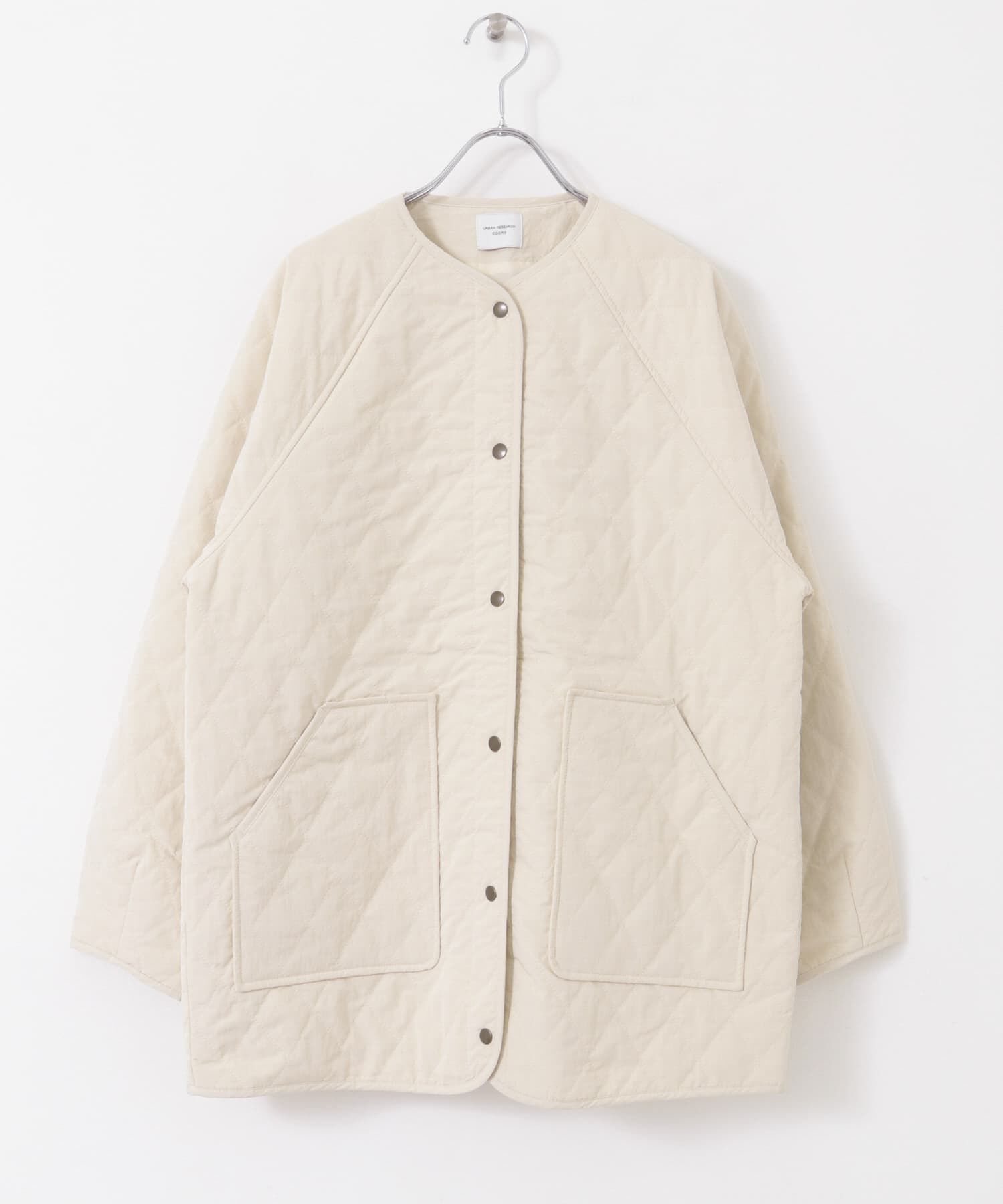 URBAN RESEARCH DOORS「カポックキルトミドルジャケット」|ダウン|