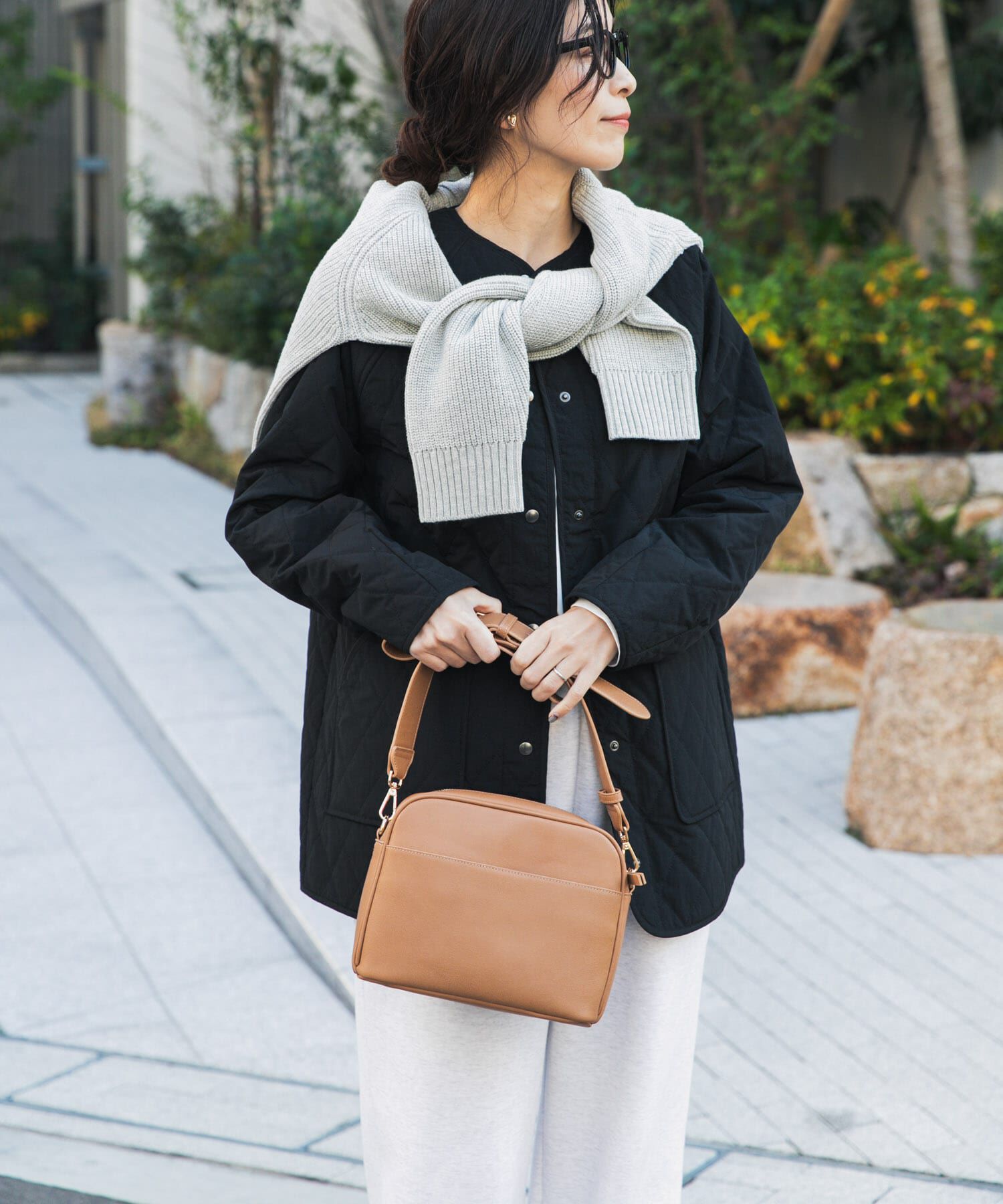 URBAN RESEARCH DOORS「カポックキルトミドルジャケット」|ダウン|