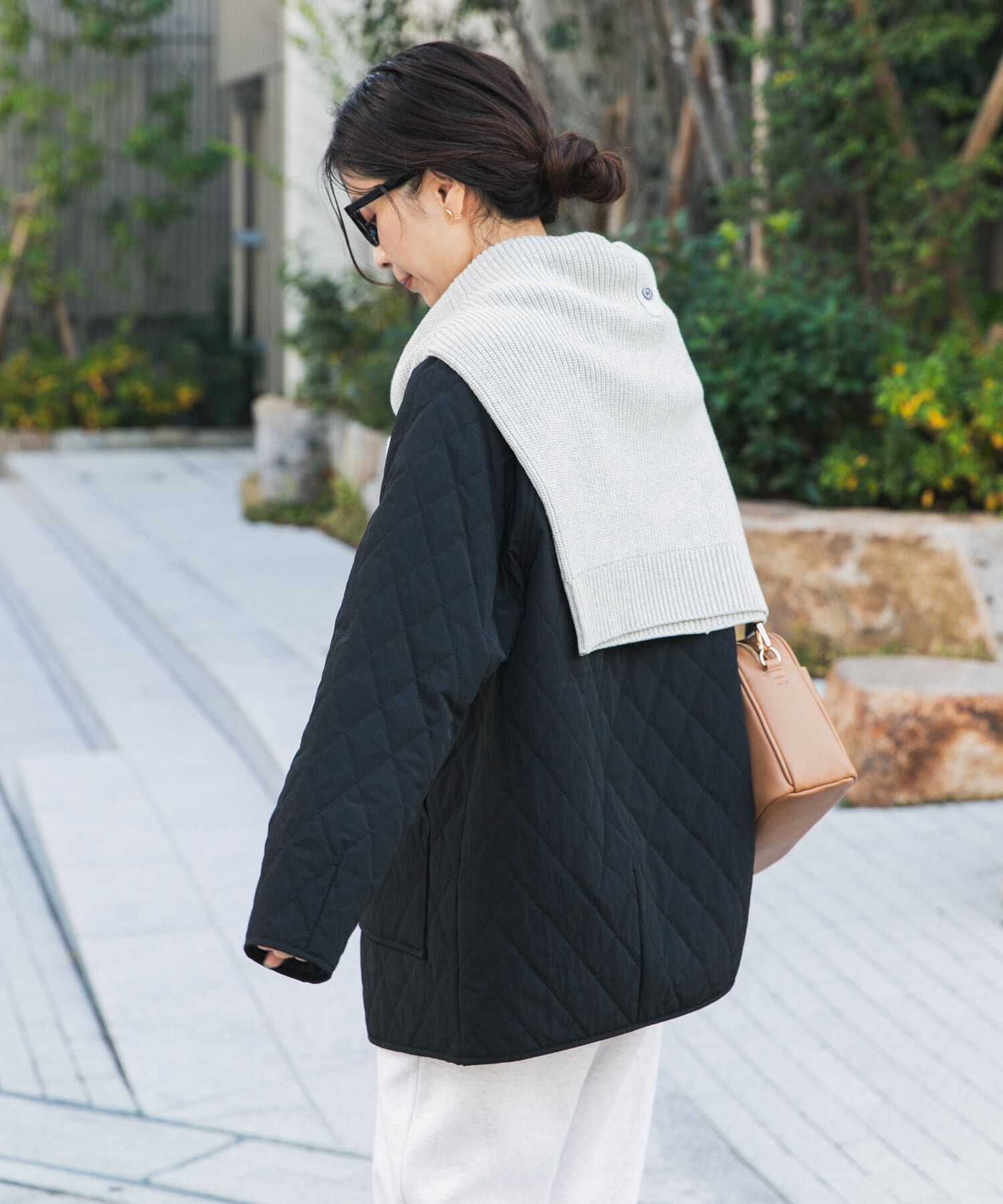 URBAN RESEARCH DOORS「カポックキルトミドルジャケット」|ダウン|