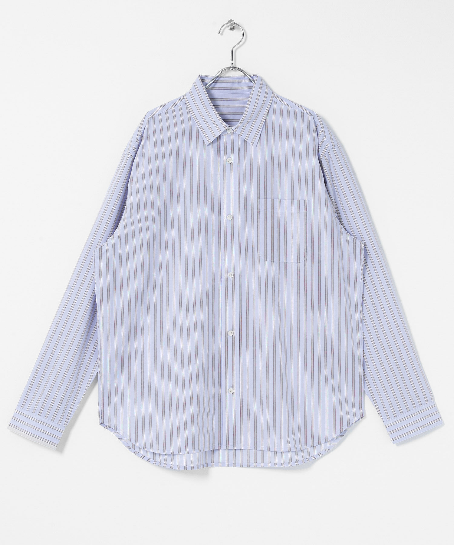 Sonny Label 「ストライプレギュラーカラーシャツ」|シャツ・ブラウス|ブルー