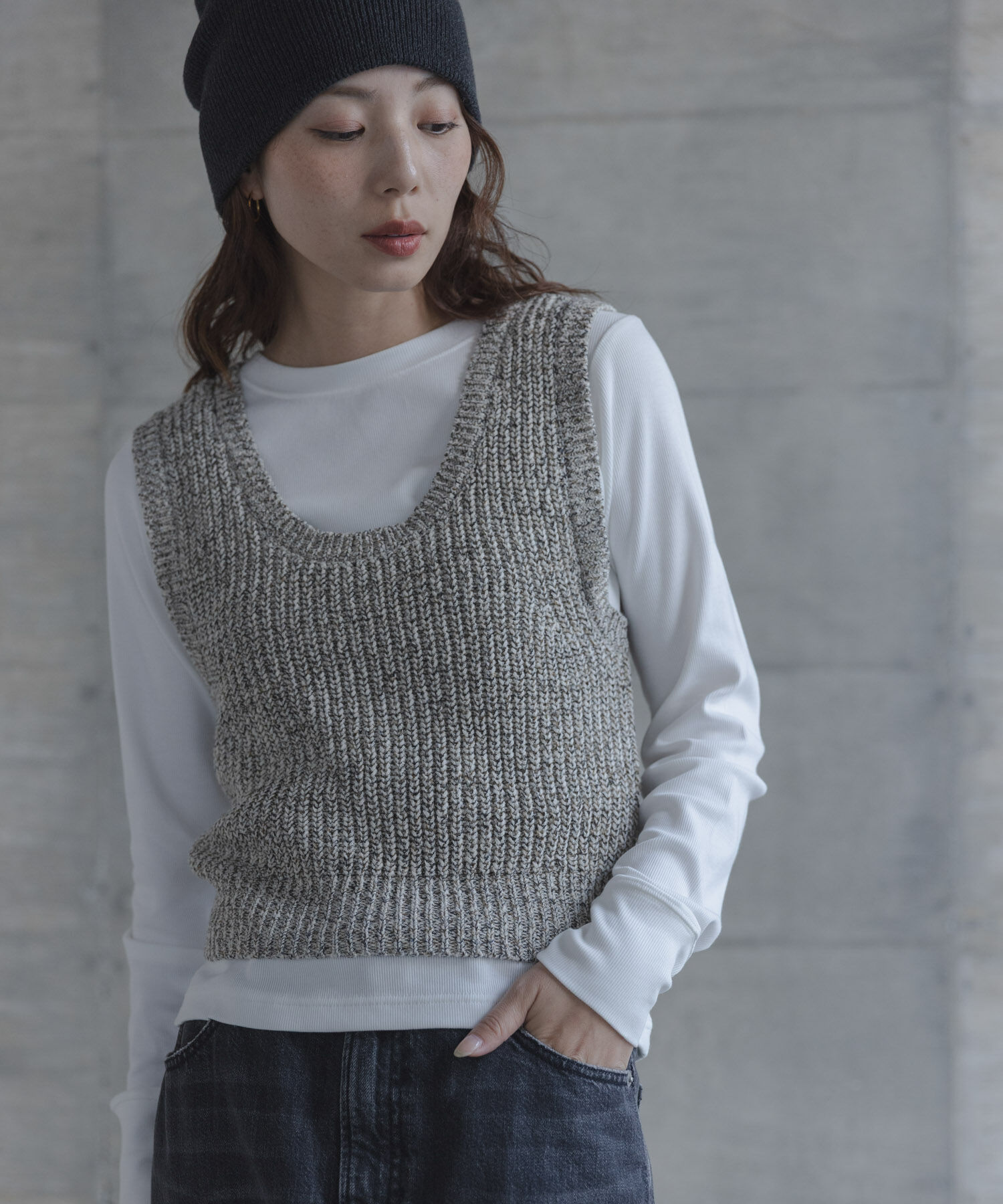 Sonny Label 「スムースタッチテレコリブクルーネックプルオーバー」|Tシャツ・カットソー|