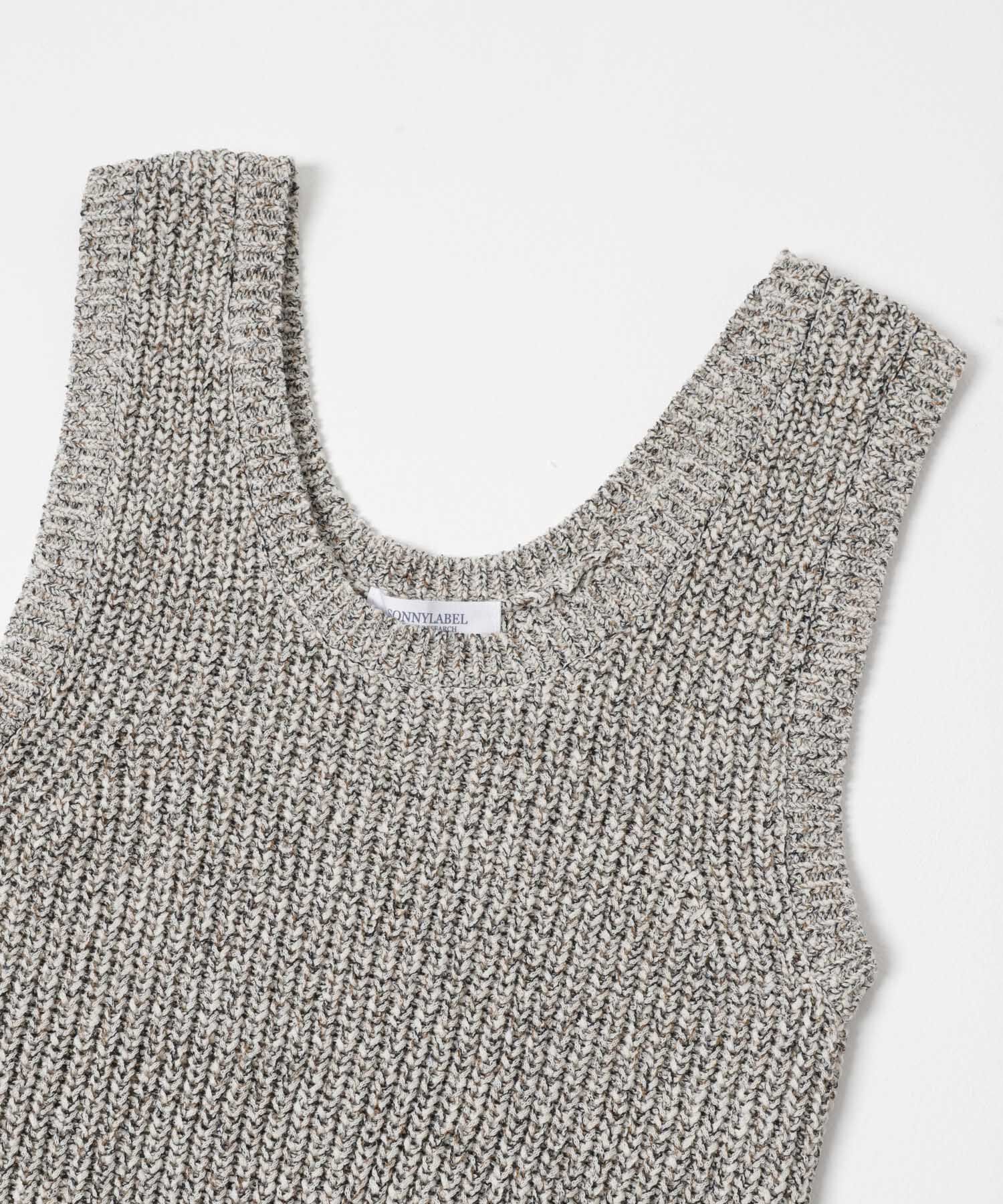 Sonny Label 「メランジテープヤーンUネックニットベスト」|ベスト・ジレ|