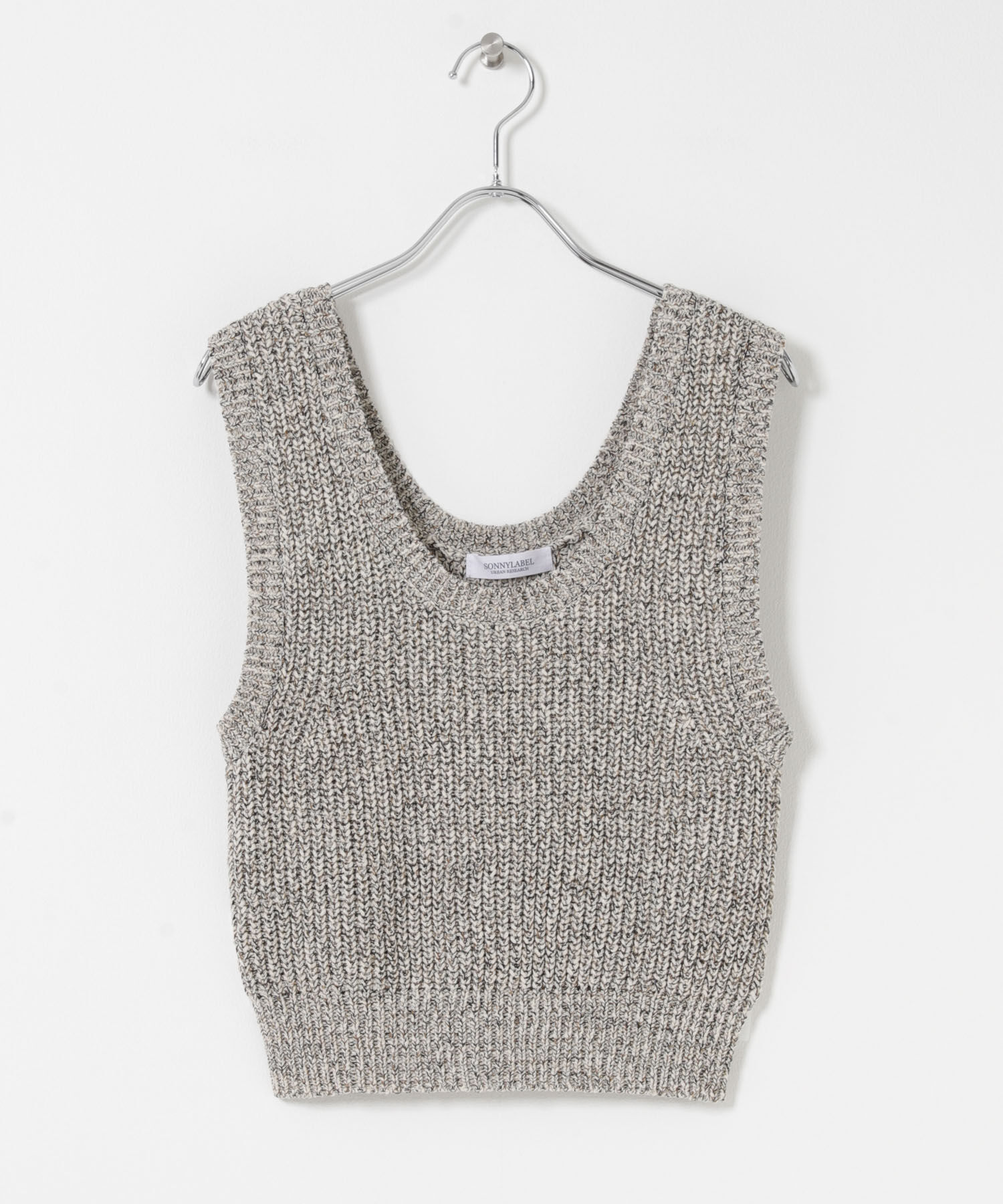 Sonny Label 「メランジテープヤーンUネックニットベスト」|ベスト・ジレ|
