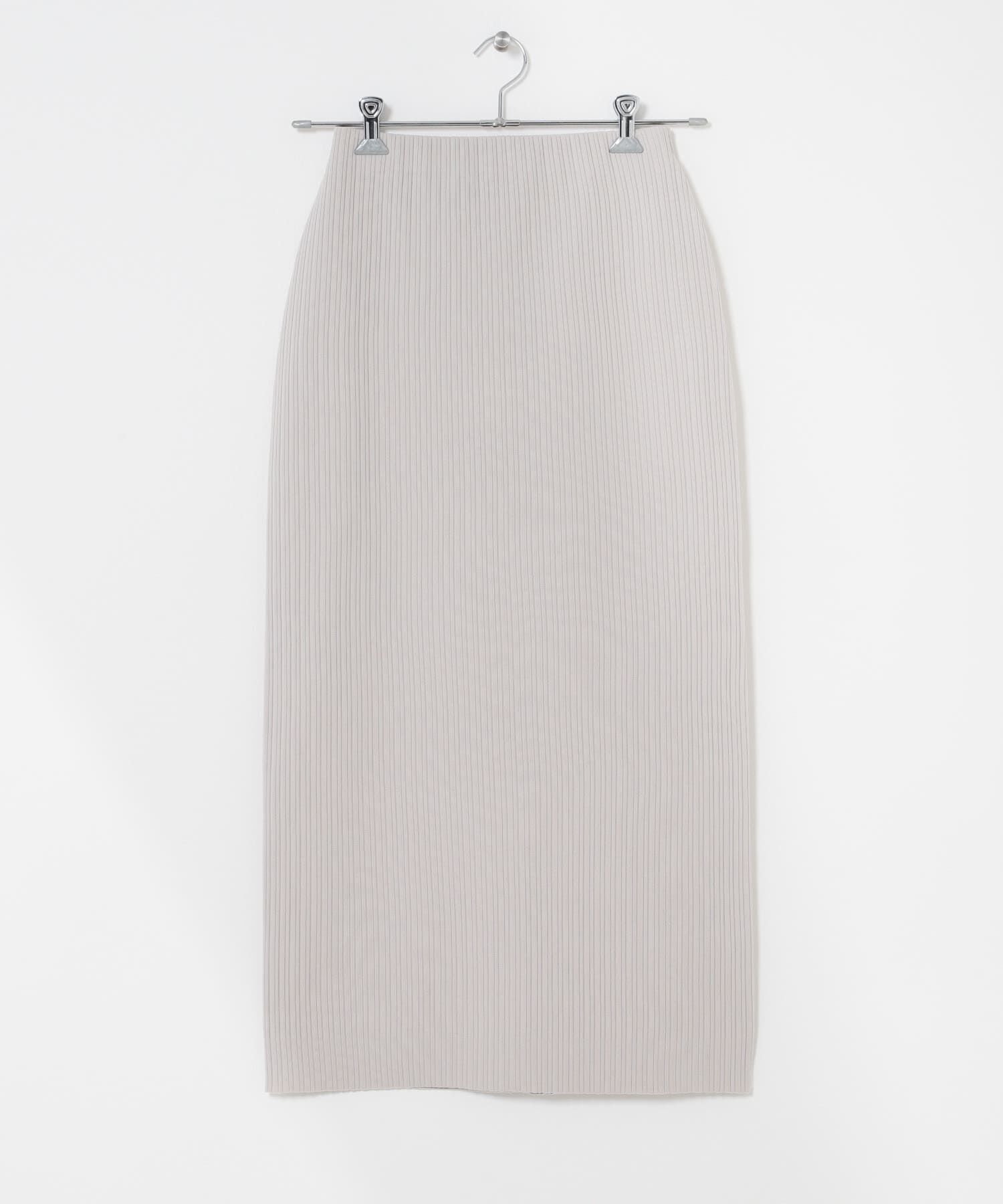 URBAN RESEARCH ROSSO「リブタイトストレートスカート」|スカート|ベージュ系その他