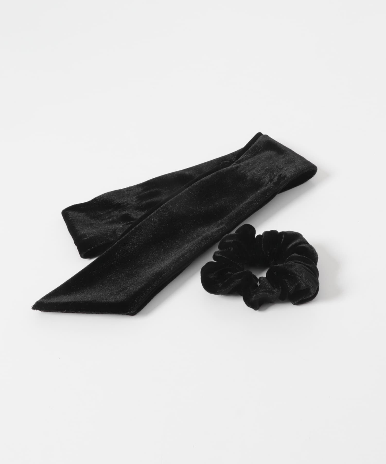 URBAN RESEARCH ROSSO「『WEB限定』ベロアリボンシュシュ」|ヘアゴム・シュシュ|