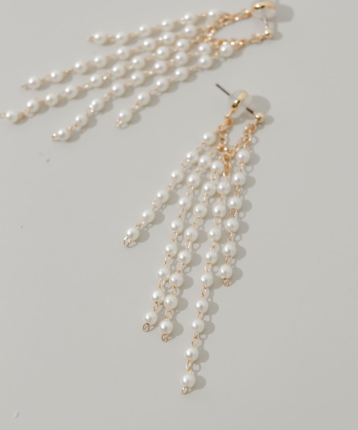 SMELLY「パールフリンジピアス」|ピアス|