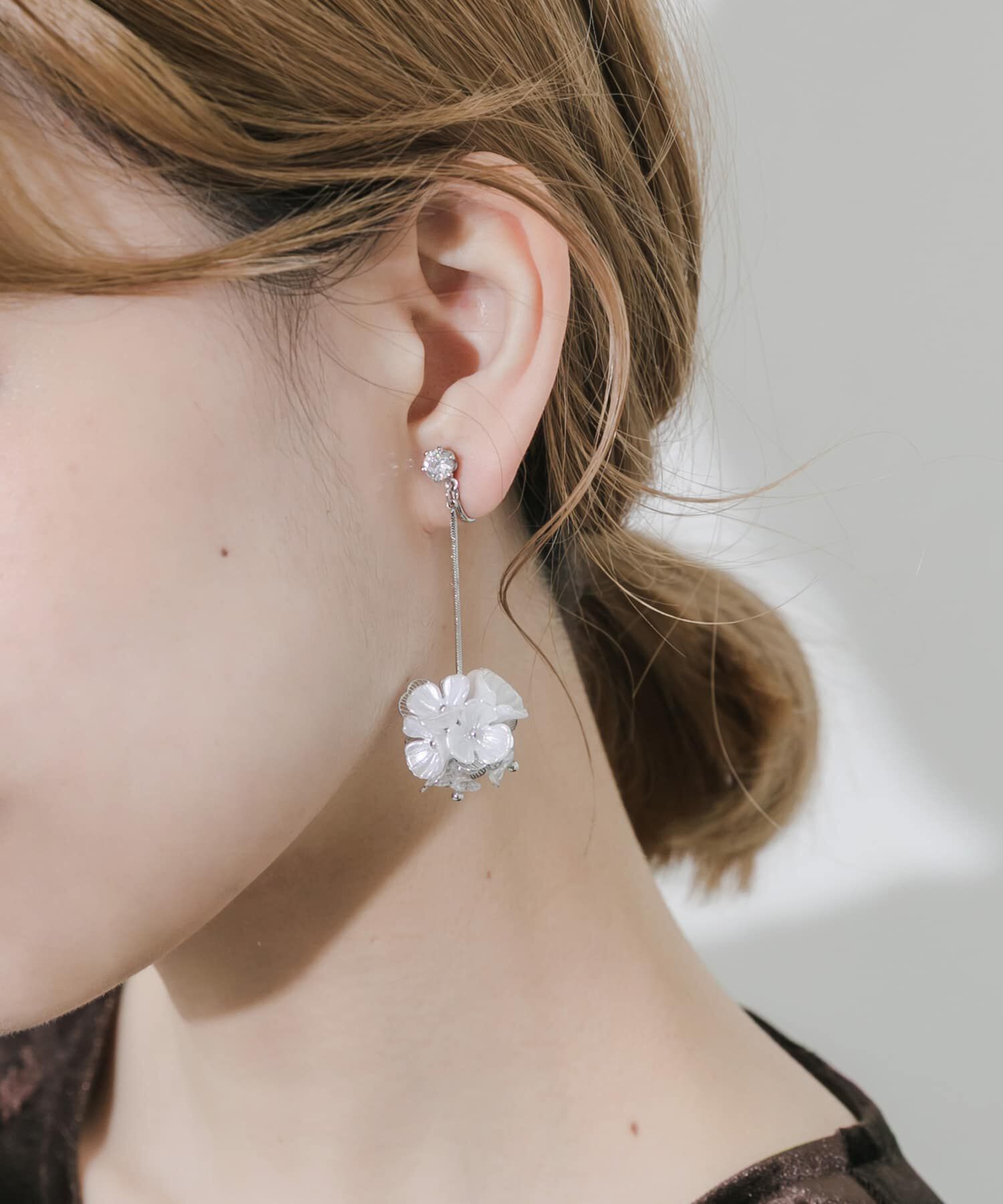 SMELLY「フラワーブーケイヤリング」|イヤリング|