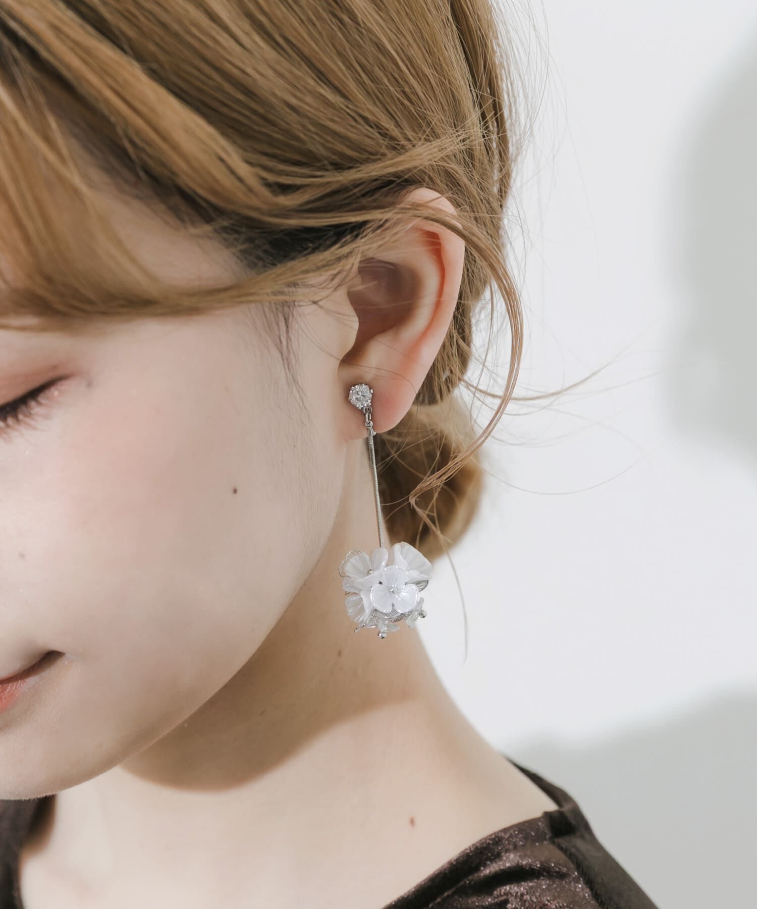 SMELLY「フラワーブーケイヤリング」|イヤリング|