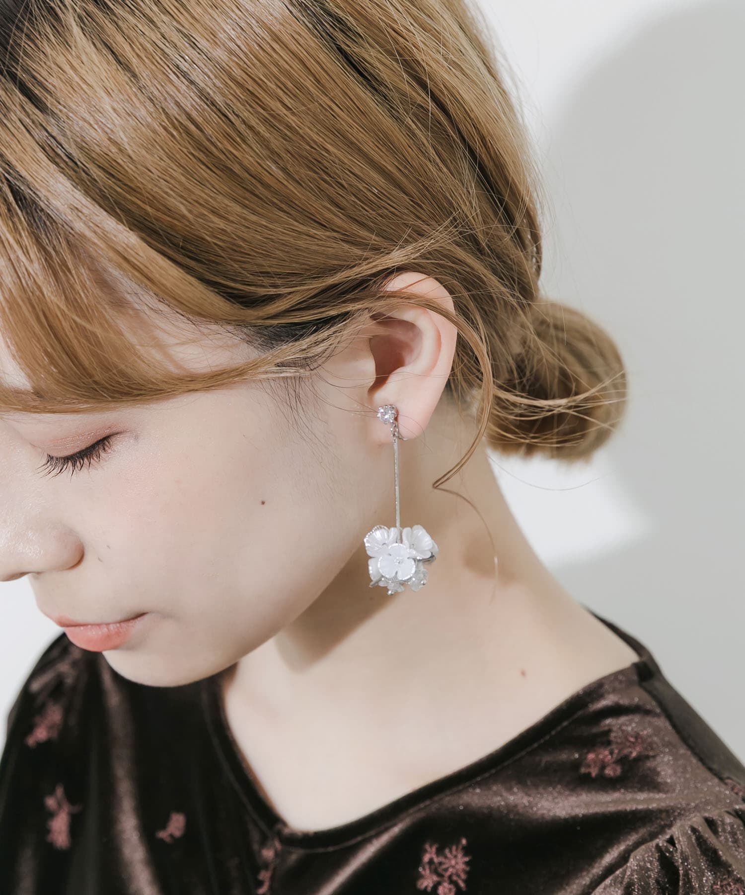 SMELLY「フラワーブーケイヤリング」|イヤリング|