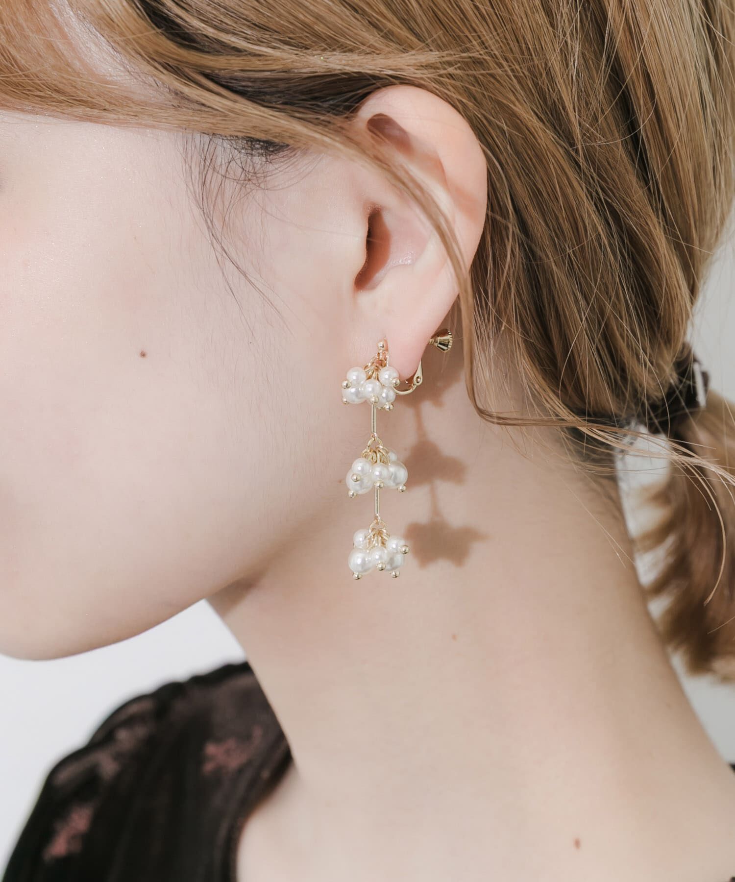 SMELLY「シャワーパールイヤリング」|イヤリング|