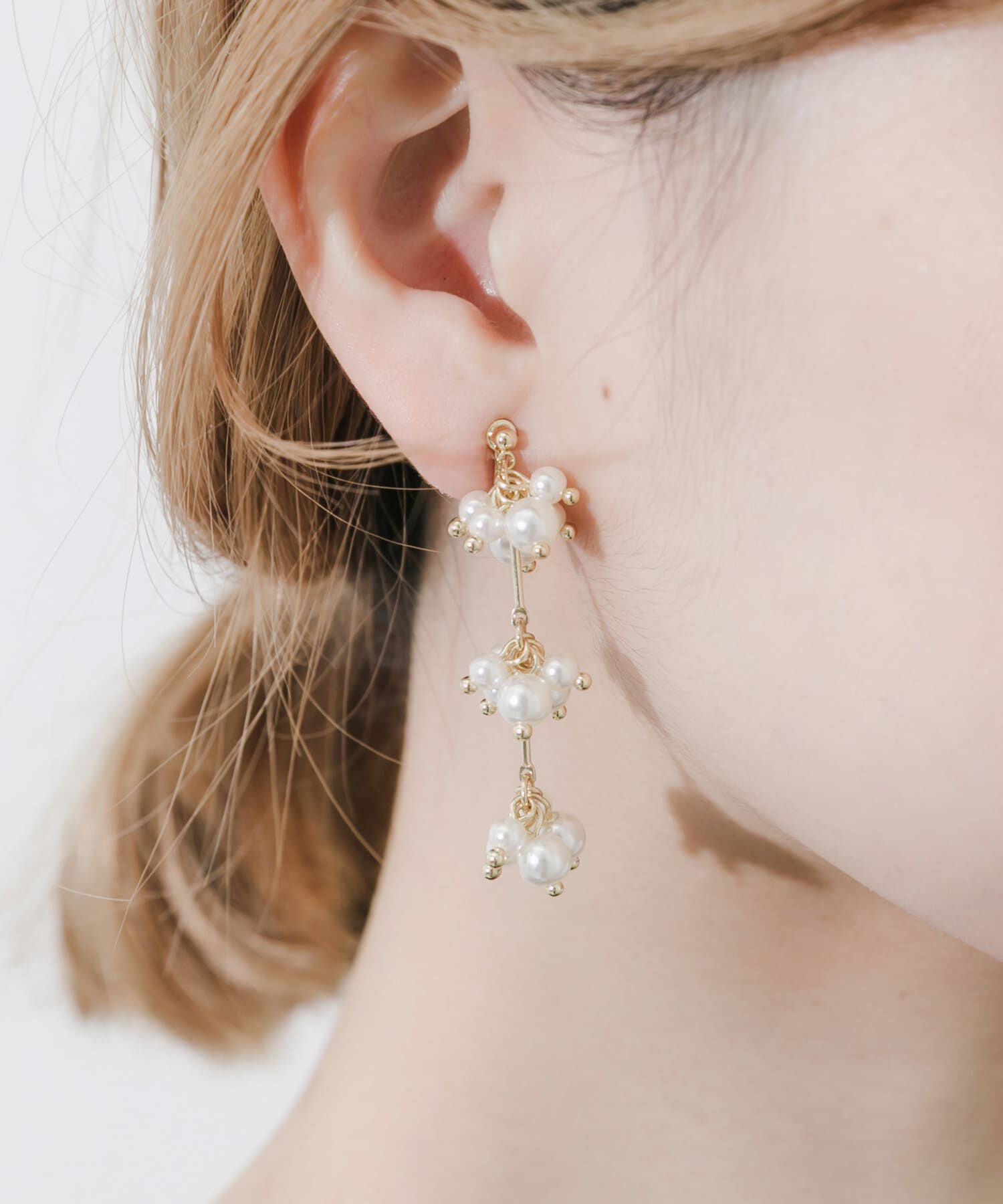 SMELLY「シャワーパールイヤリング」|イヤリング|