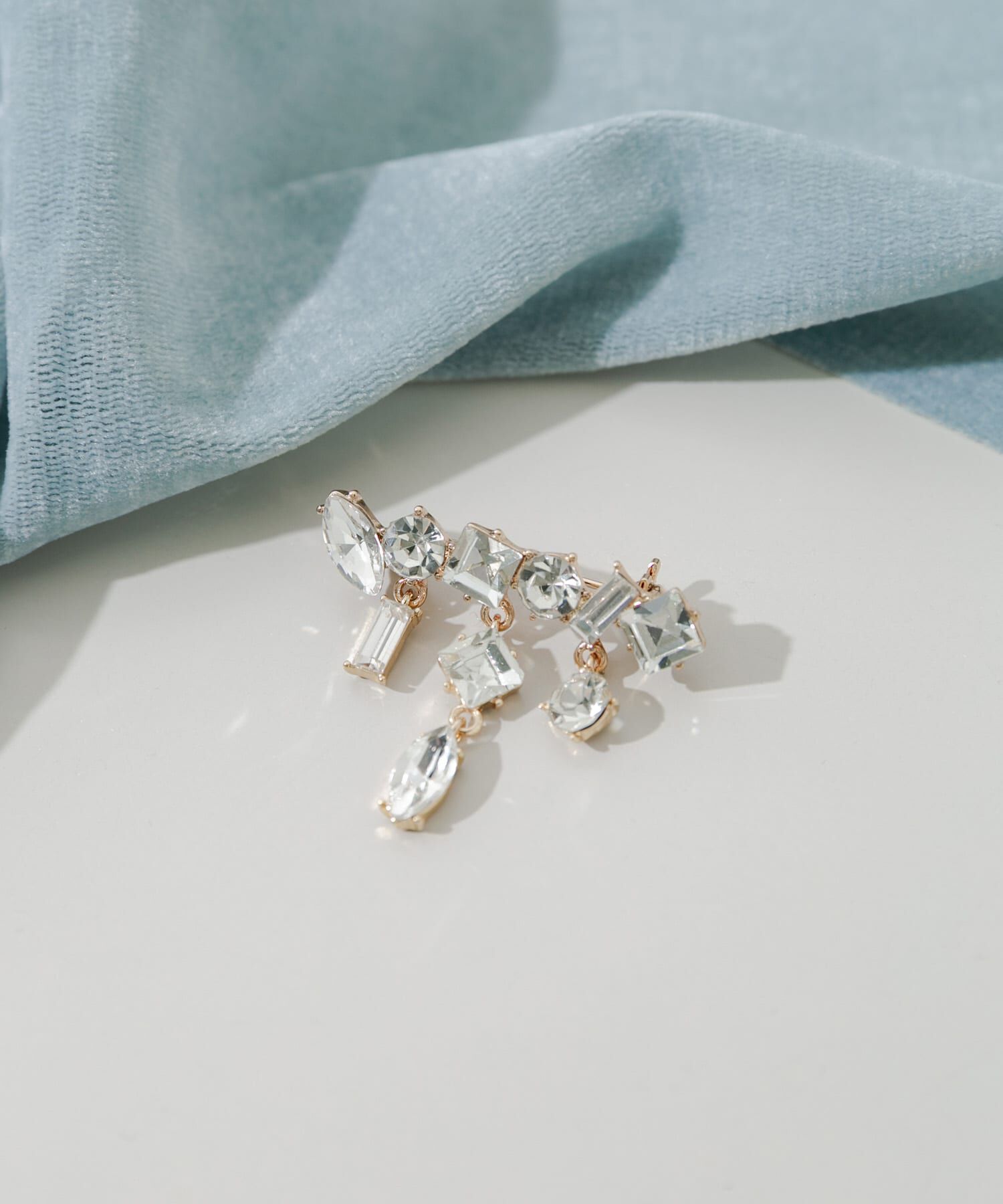 SMELLY「ビジューブローチ」|ブローチ・コサージュ|ゴールド系その他