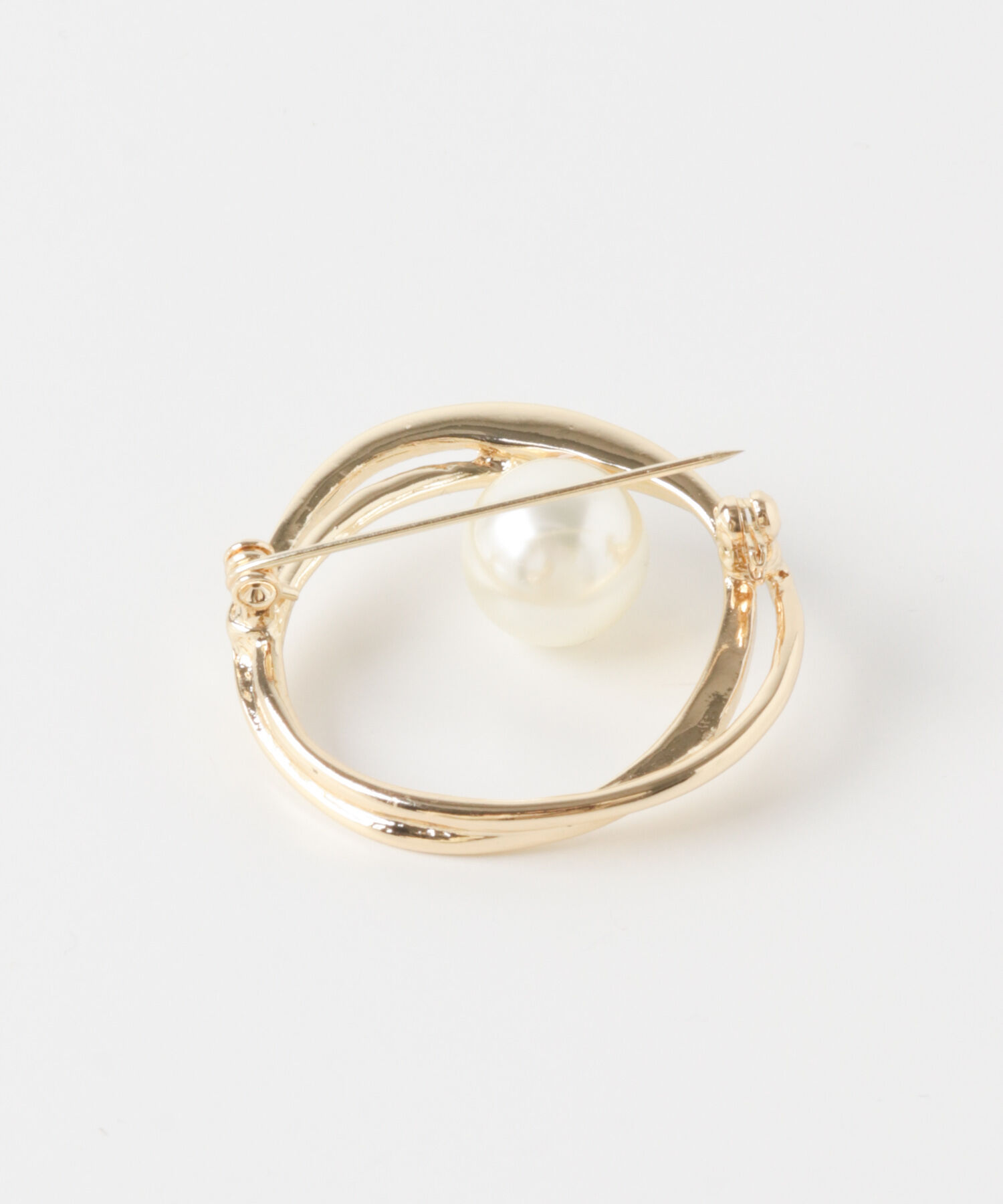 SMELLY「ニュアンスサークルポイントパールブローチ」|ブローチ・コサージュ|