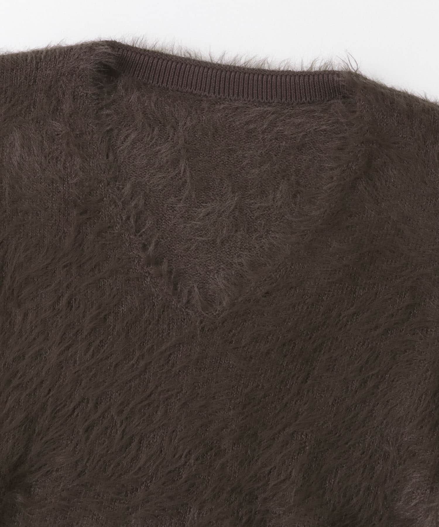  「シャギーVネックニット」|ニット・セーター|