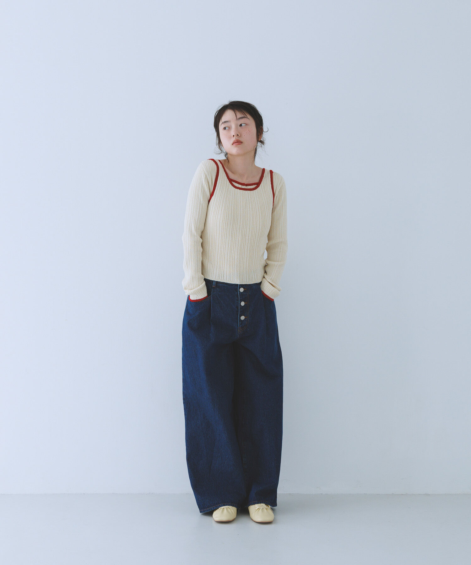  「2WAYタンクトップSETカーディガン」|ニット・セーター|