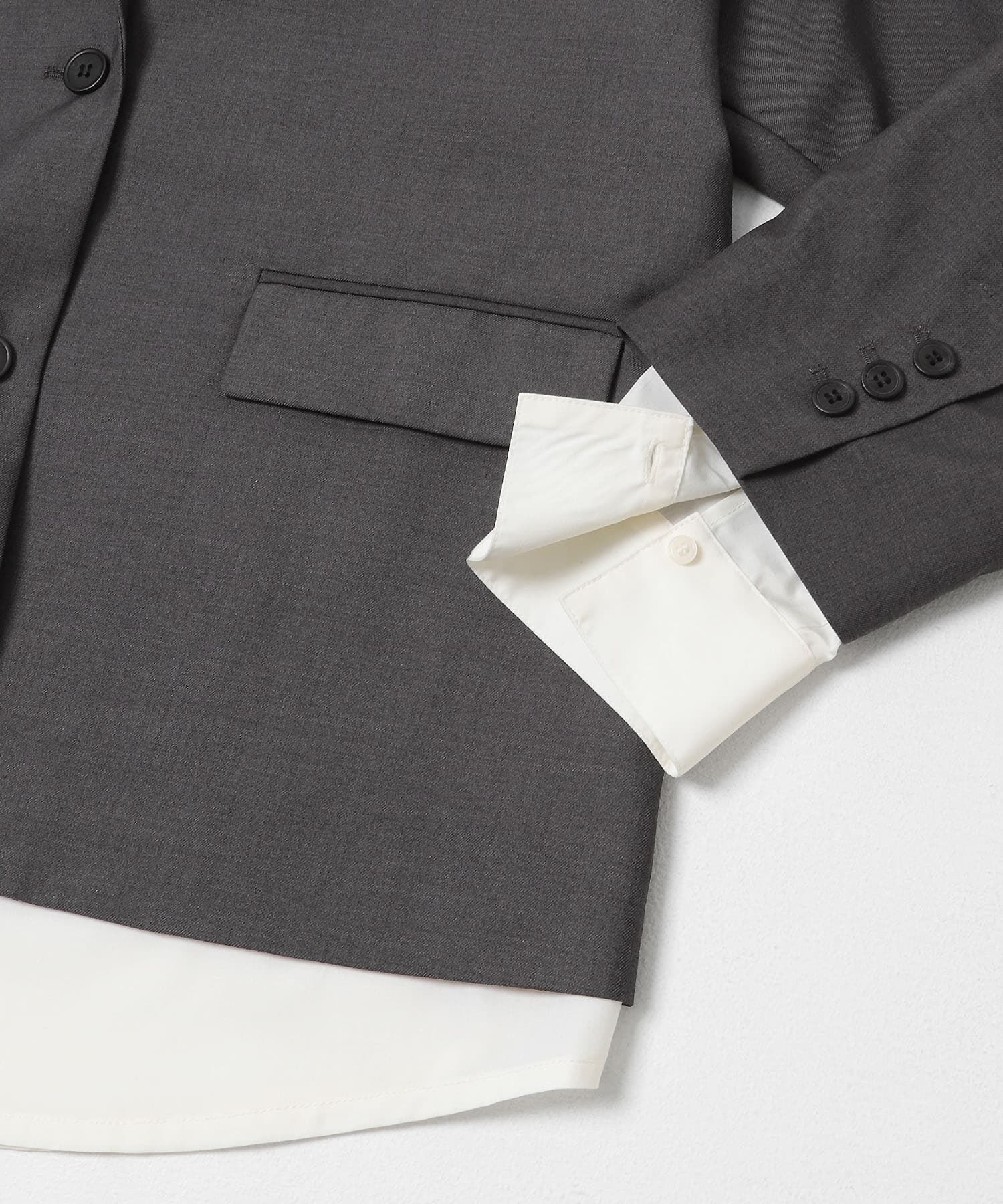  「レイヤードデザインジャケット」|その他|