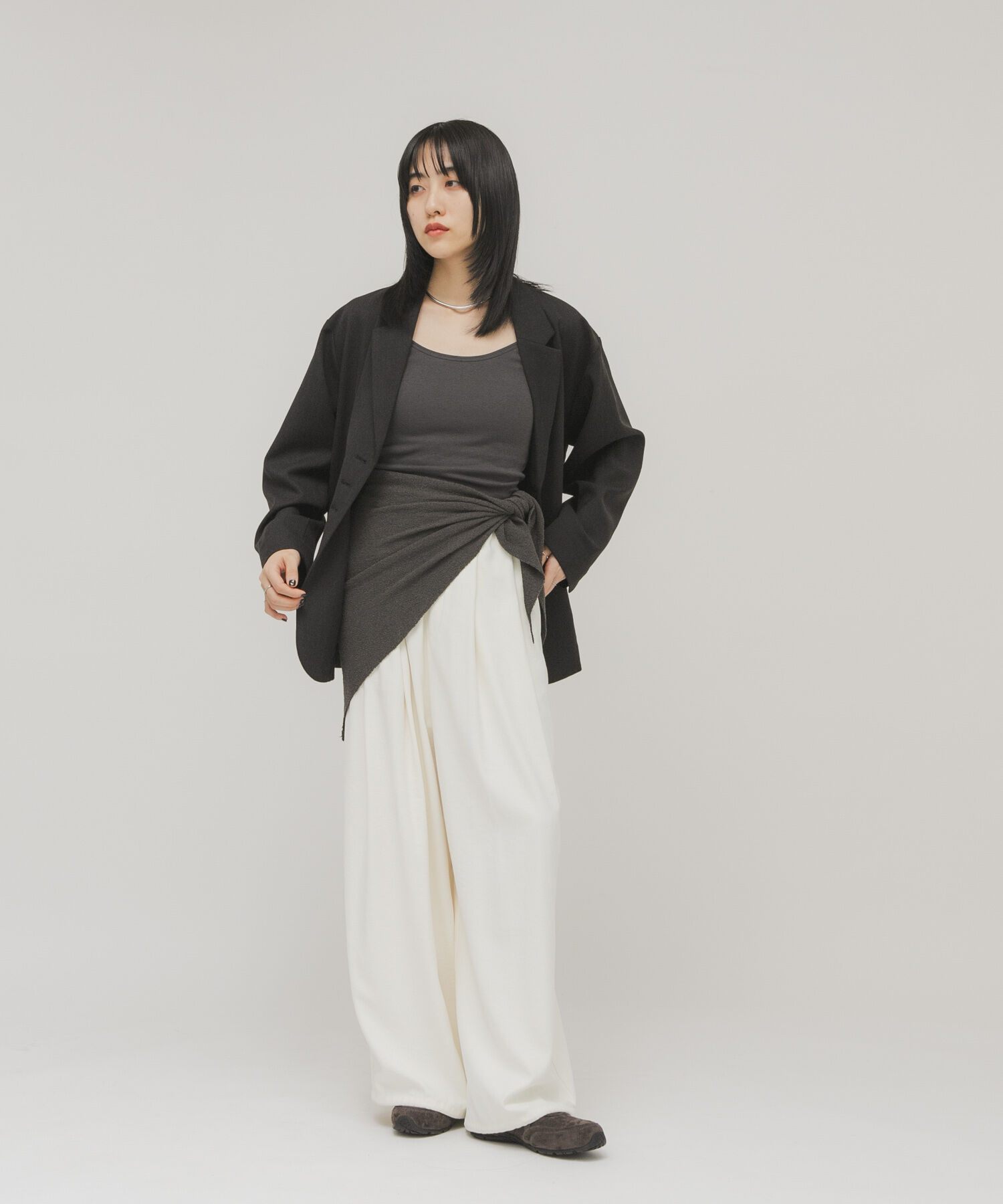  「ミニブークレトライアングルスカーフ」|バンダナ・スカーフ|