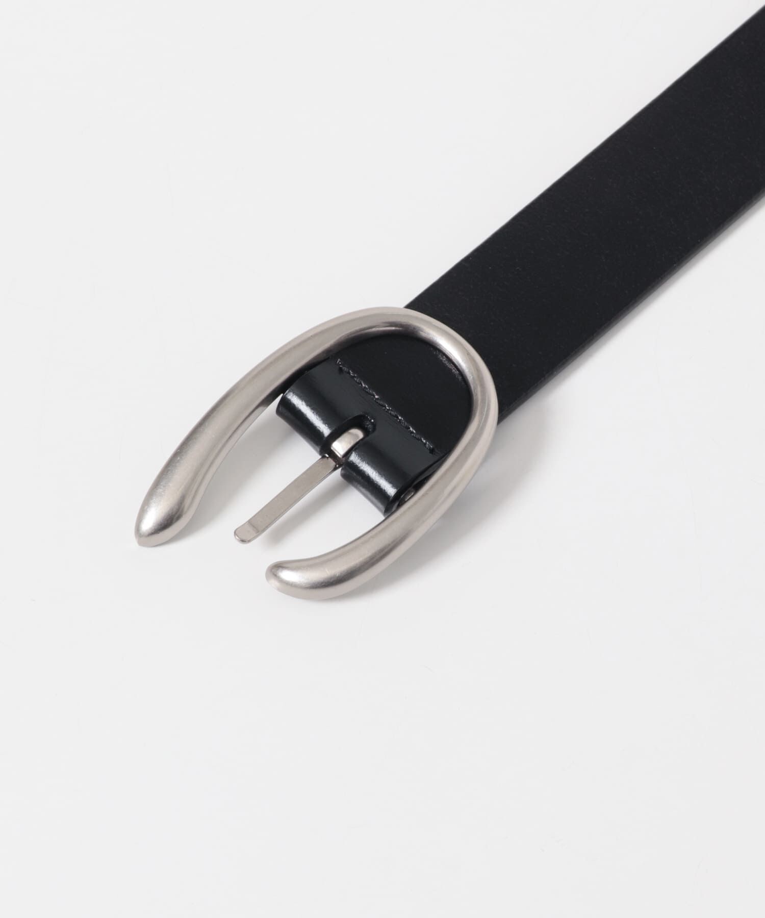  「バックルデザインレザーベルト」|ベルト|