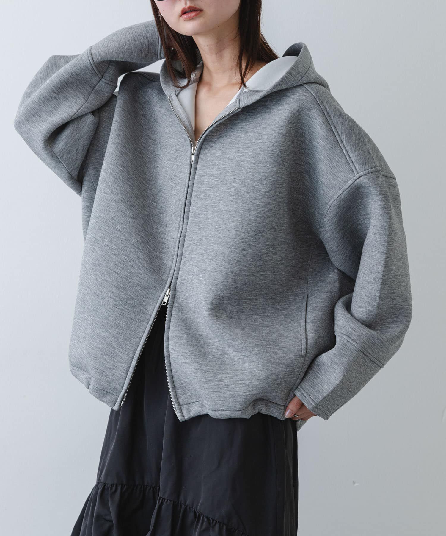 SENSE OF PLACE by URBAN RESEARCH「コクーンスリーブZIPパーカー」|パーカー|グレー