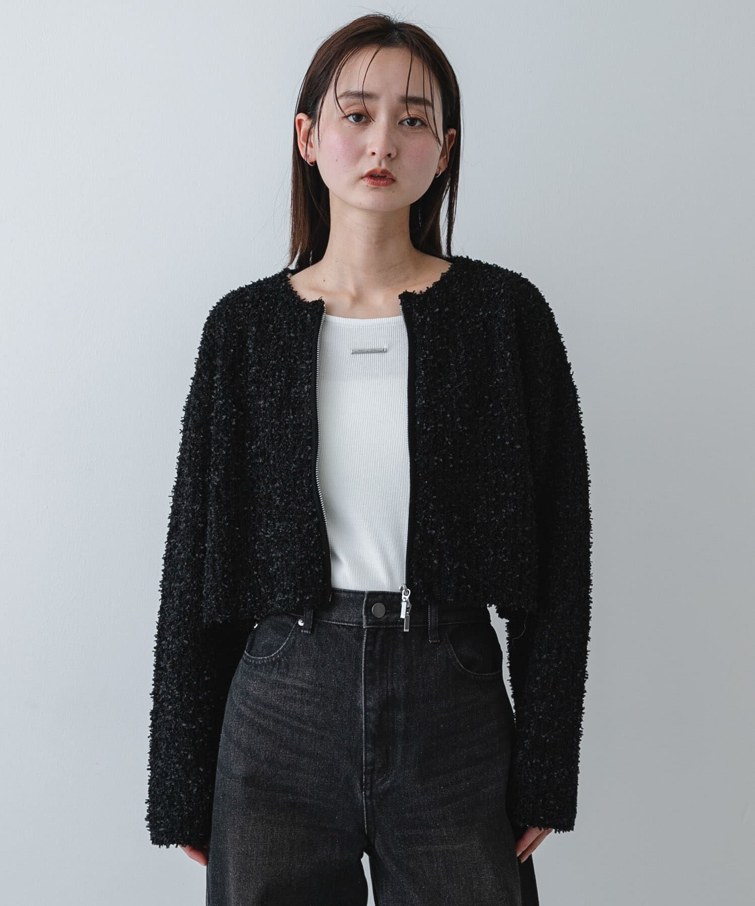 SENSE OF PLACE by URBAN RESEARCH「『洗濯可』コードテープヤーンカーディガン」|カーディガン|