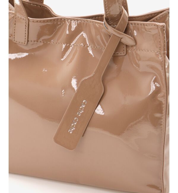  「エナメルトートバッグS」|トートバッグ|