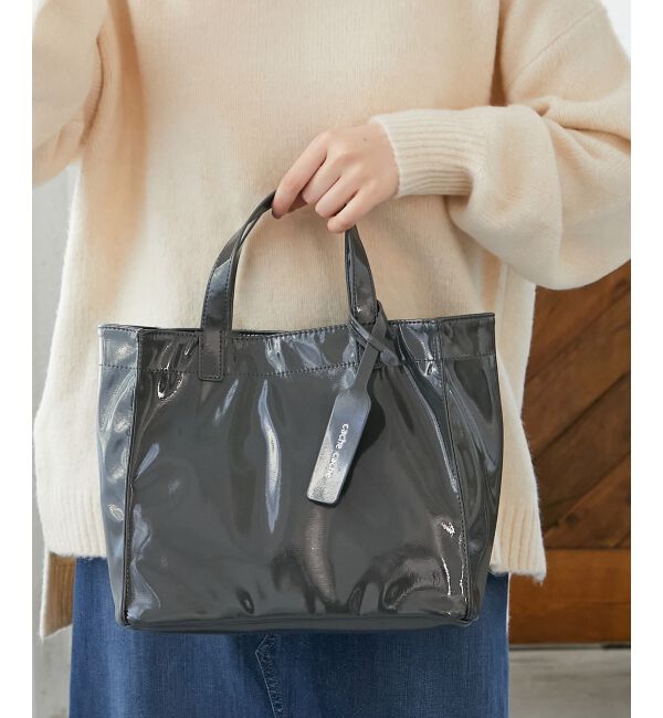  「エナメルトートバッグS」|トートバッグ|