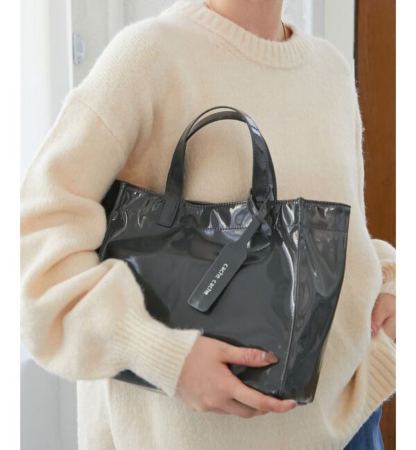  「エナメルトートバッグS」|トートバッグ|