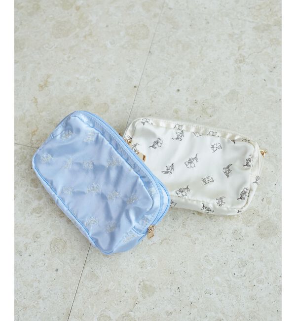 MAJESTICLEGON「フローラルクリアポーチ」|ポーチ|