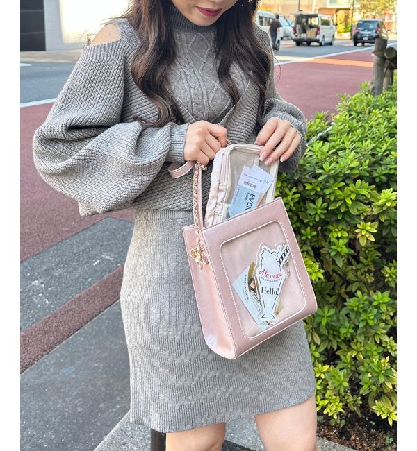 MAJESTICLEGON「フローラルクリアポーチ」|ポーチ|