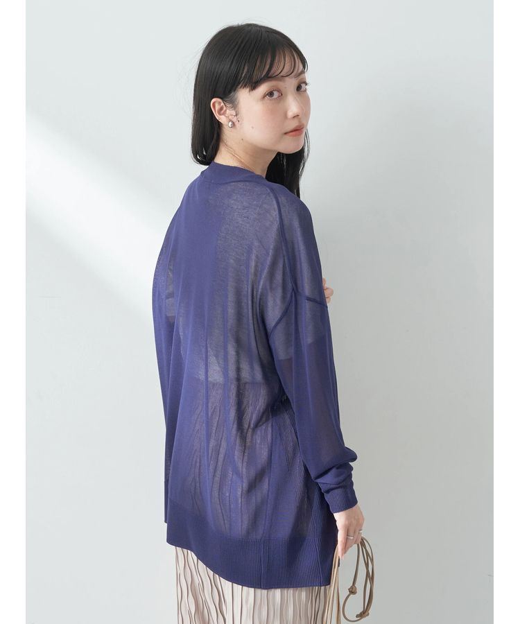 earth music&ecology「シアーBIGカーディガン」|カーディガン|