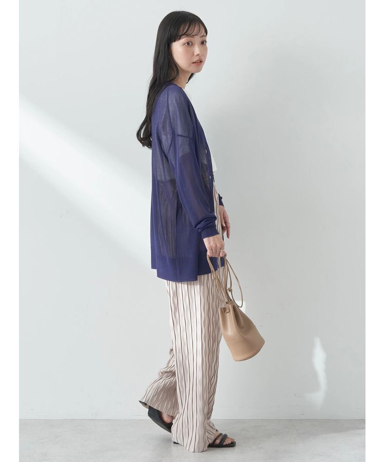 earth music&ecology「シアーBIGカーディガン」|カーディガン|