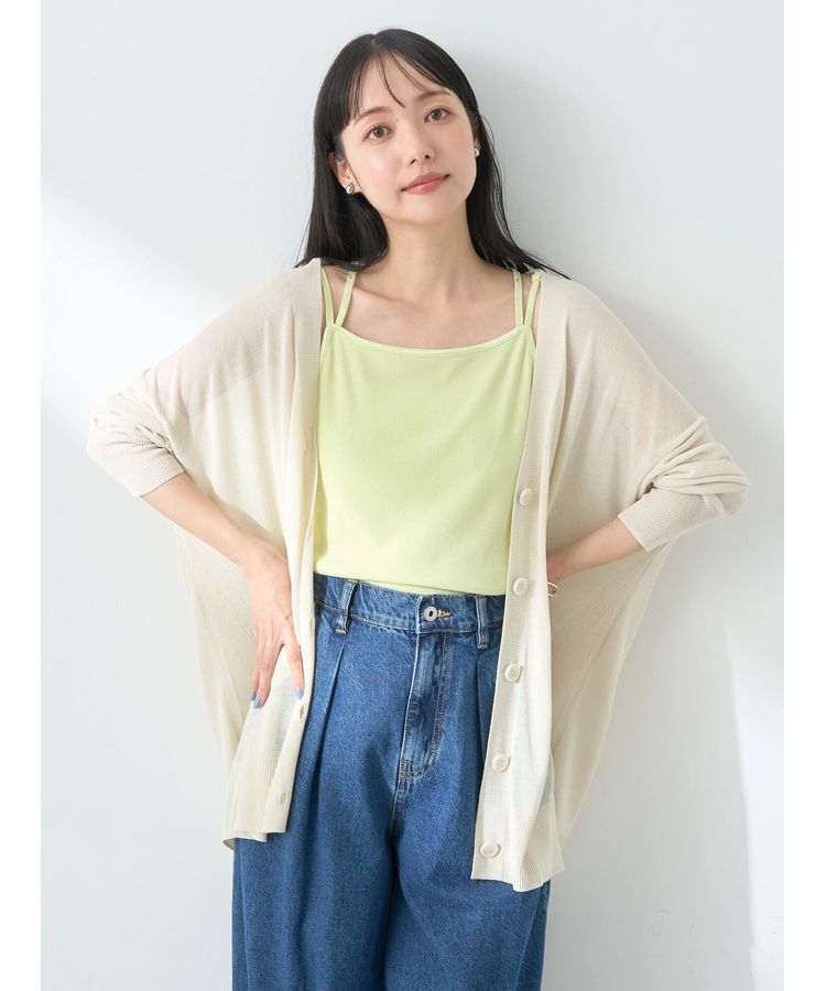 earth music&ecology「シアーBIGカーディガン」|カーディガン|