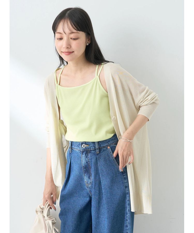 earth music&ecology「シアーBIGカーディガン」|カーディガン|