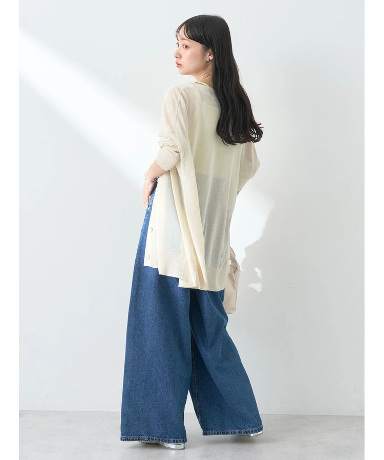 earth music&ecology「シアーBIGカーディガン」|カーディガン|