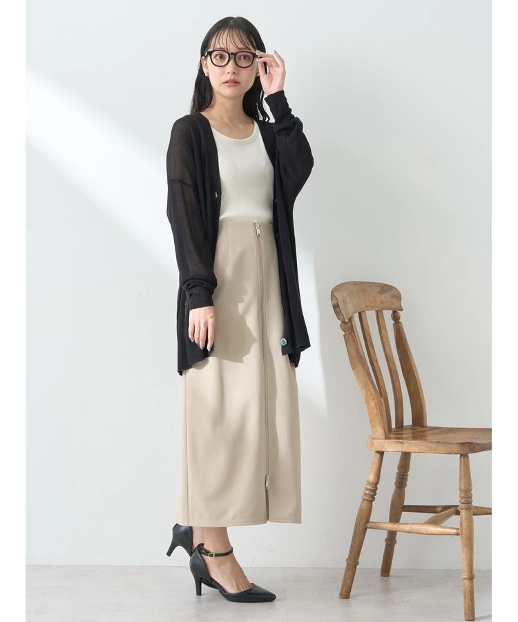 earth music&ecology「シアーBIGカーディガン」|カーディガン|