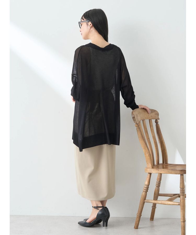 earth music&ecology「シアーBIGカーディガン」|カーディガン|