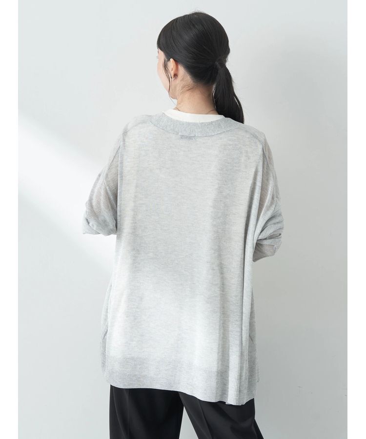 earth music&ecology「シアーBIGカーディガン」|カーディガン|