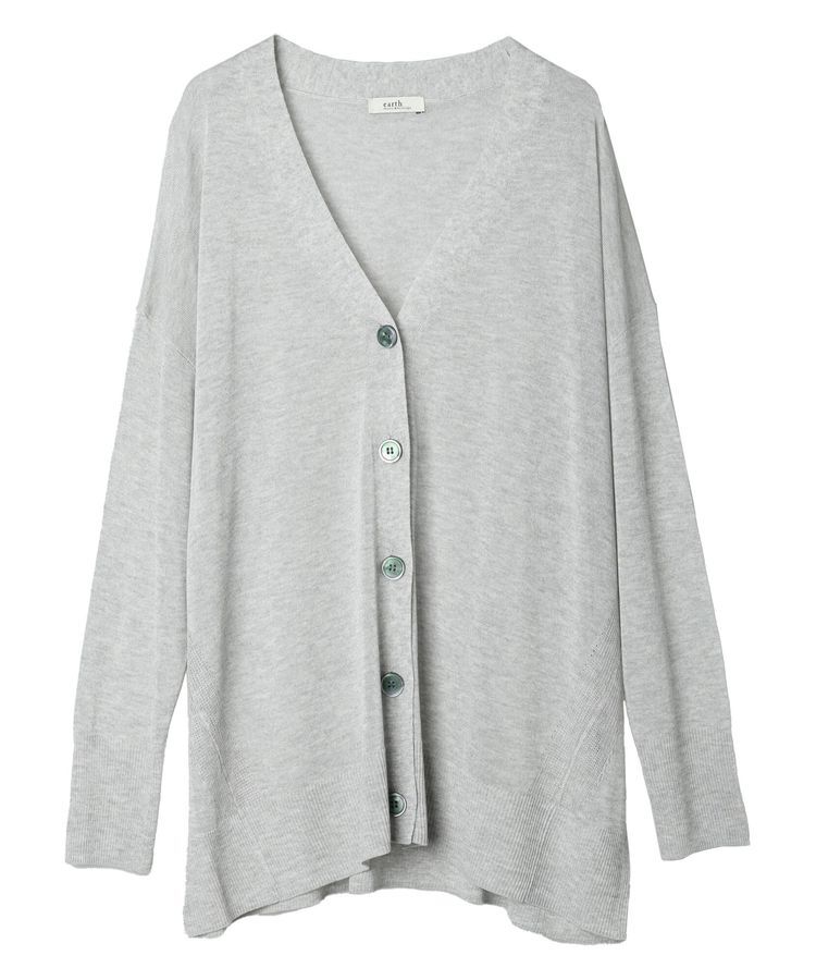 earth music&ecology「シアーBIGカーディガン」|カーディガン|