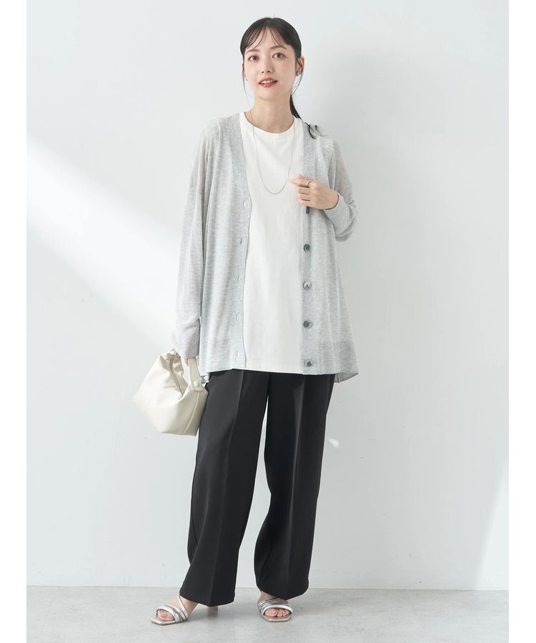 earth music&ecology「シアーBIGカーディガン」|カーディガン|