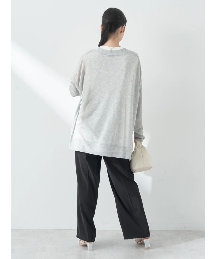 earth music&ecology「シアーBIGカーディガン」|カーディガン|